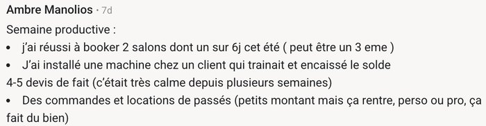 Témoignage client